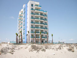 Vista de los edificios desde el Mar Mayor