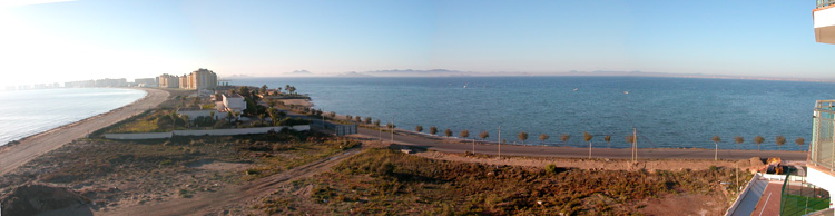 Vistas desde la terraza del apartamento