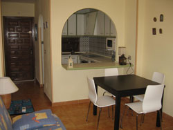 El apartamento tiene cocina americana